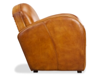 Fauteuil club cuir cognac Fauteuil club cuir cognac