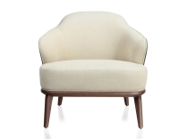 Designer armchair forest green and cream fabric Designer armchair forest green and cream fabric