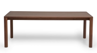 Table extensible 8 à 12 personnes en noyer allonges bois bois teinte naturelle 180x100 cm Table extensible 8 à 12 personnes en noyer allonges bois bois teinte naturelle 180x100 cm