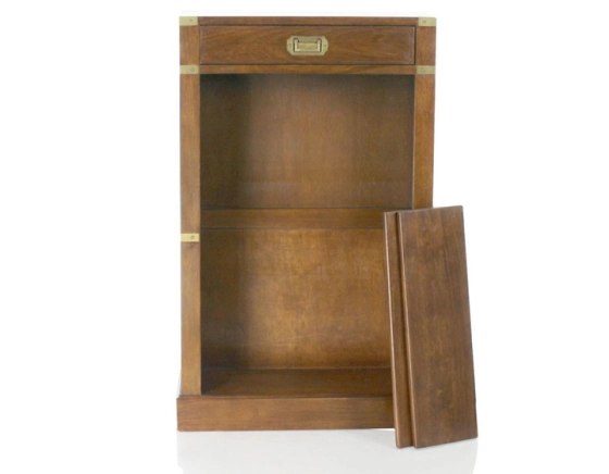 Small marine shelf cherry-stained wood L60xH100 cm