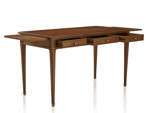 Antique Directoire style desk wood top L130 cm