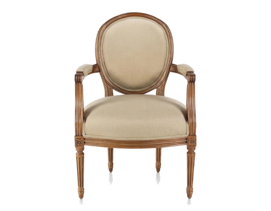 Sillón antiguo estilo Luis XVI