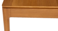 Oak dining table for 6 people cherry tint wooden top 140x100 cm Oak dining table for 6 people cherry tint wooden top 140x100 cm