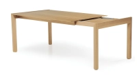 Table extensible 8 à 12 personnes en chêne allonges bois bois teinte naturelle 160x100 cm