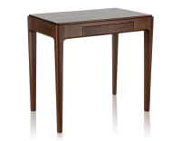 Bureau design en chêne teinte marron foncé L80 cm Bureau design en chêne teinte marron foncé L80 cm