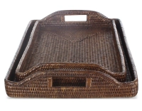 Small rectangular rattan serving tray Small rectangular rattan serving tray