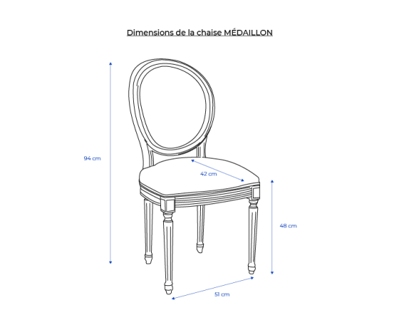 Chaise ancienne style Louis XVI bois teinte marron foncé et tissu beige naturel