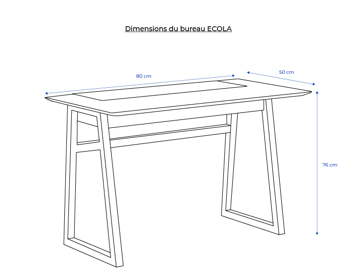 Bureau design en chêne teinte marron foncé l80 cm Bureau design en chêne teinte marron foncé l80 cm