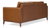 Canapé design 3 places cuir noisette Canapé design 3 places cuir noisette