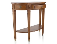 Console ancienne demi lune style directoire bois teinte ancienne Console ancienne demi lune style directoire bois teinte ancienne