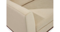 Module gauche 2 places tissu crème Module gauche 2 places tissu crème