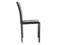 Chaise vintage cuir noir Chaise vintage cuir noir