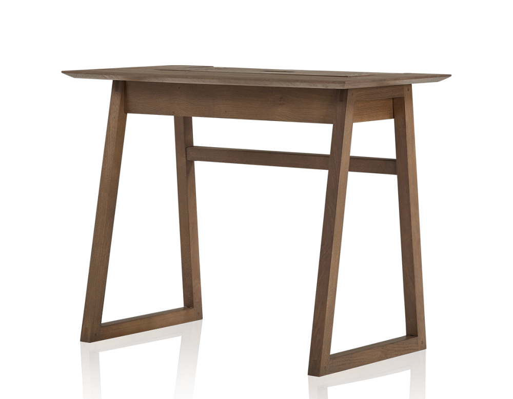 Oak design desk walnut stain l100 cm Oak design desk walnut stain l100 cm