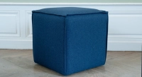 Pouf tissu bleu marine Pouf tissu bleu marine