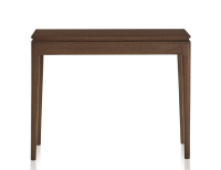 Console pliante en chêne teinte marron foncé 100x40 cm Console pliante en chêne teinte marron foncé 100x40 cm