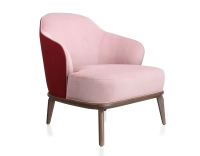 Fauteuil design tissu vieux rose et bordeaux 210x90 cm Fauteuil design tissu vieux rose et bordeaux 210x90 cm
