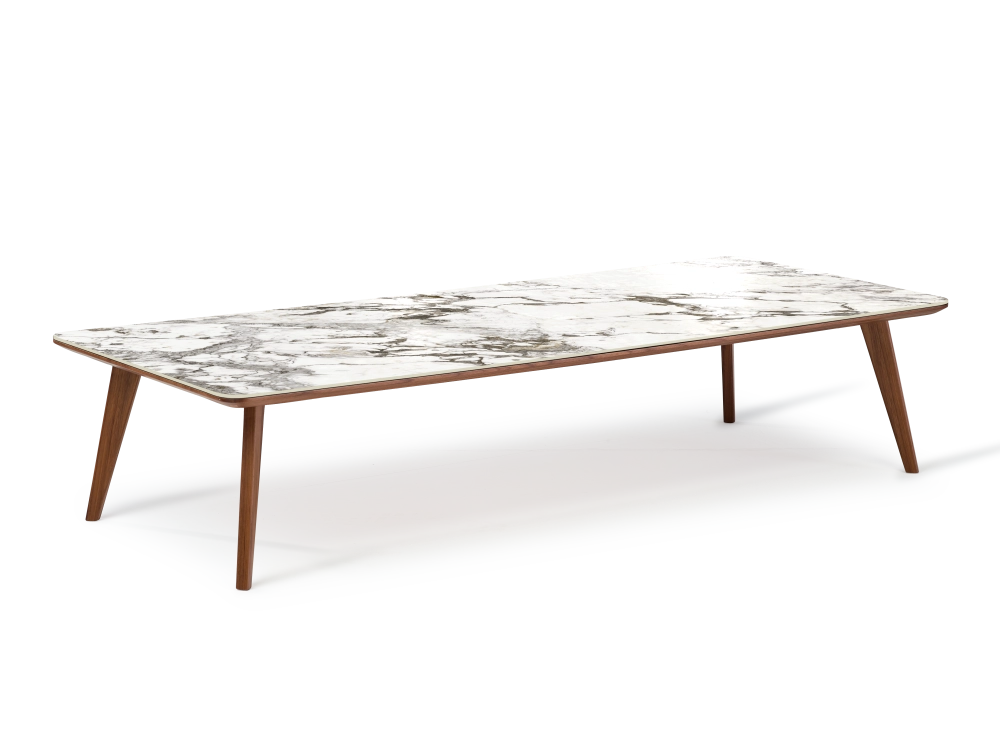 Table basse rectangulaire F7 en noyer et céramique bois teinte naturelle et céramique effet marbre blanc M3 160x80x30 cm Table basse rectangulaire F7 en noyer et céramique bois teinte naturelle et céramique effet marbre blanc M3 160x80x30 cm