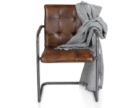 Fauteuil de bureau cuir marron soutenu Fauteuil de bureau cuir marron soutenu