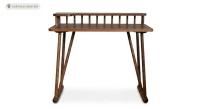 Walnut design desk 100 cm