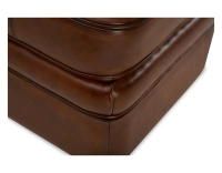 Leather pouffe vintage brown Leather pouffe vintage brown