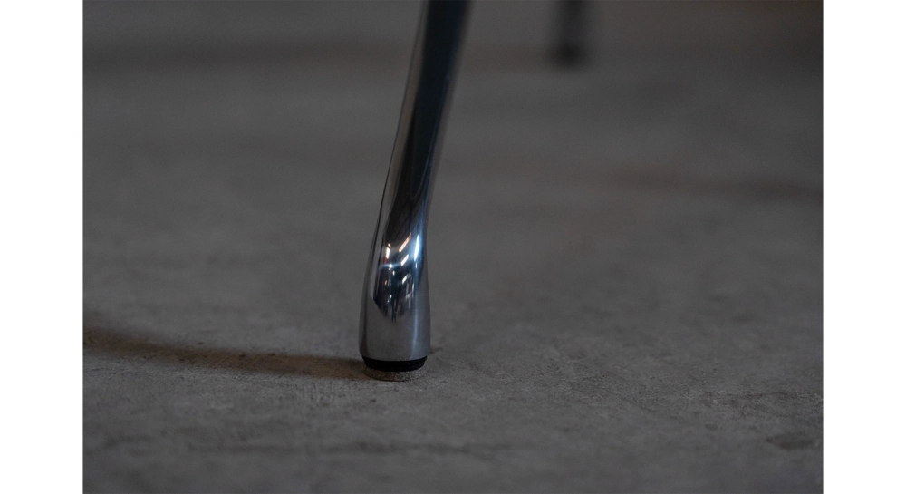 Office chair with 5 branches assise tissu bleu ciel