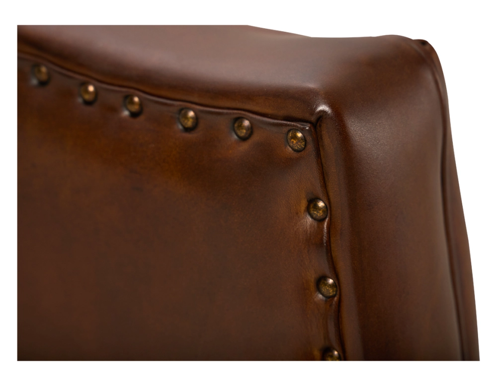 Fauteuil club cuir marron vintage Fauteuil club cuir marron vintage