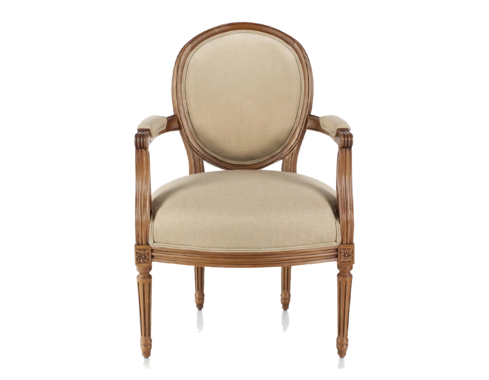 Sillón antiguo estilo Luis XVI