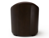 Fauteuil club cuir marron soutenu Fauteuil club cuir marron soutenu