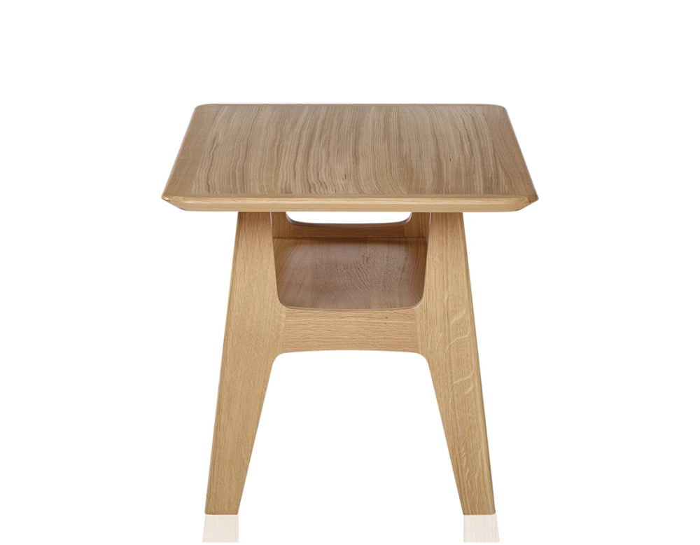 Rectangular oak coffee table natural tint 100x50 cm 100x50 cm Rectangular oak coffee table natural tint 100x50 cm 100x50 cm