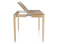 Console pliante en chêne teinte naturelle 100x40 cm Console pliante en chêne teinte naturelle 100x40 cm