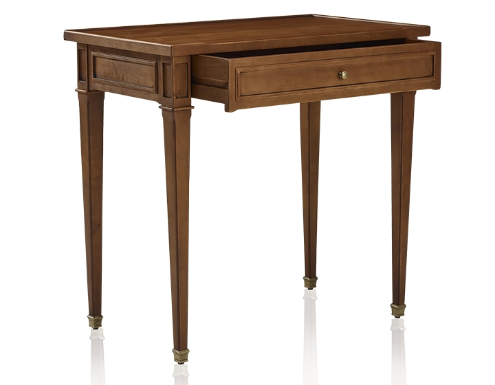 Bureau ancien style directoire plateau bois L80 cm Bureau ancien style directoire plateau bois L80 cm