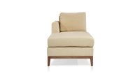 Méridienne gauche tissu crème Méridienne gauche tissu crème