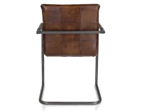 Fauteuil de bureau cuir marron soutenu Fauteuil de bureau cuir marron soutenu
