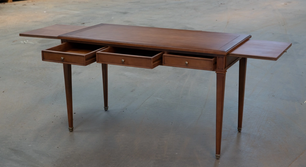 Bureau ancien style directoire plateau bois L130 cm Bureau ancien style directoire plateau bois L130 cm