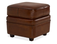 Leather pouffe vintage brown Leather pouffe vintage brown