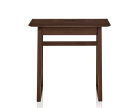 Bureau design en chêne teinte marron foncé l80 cm Bureau design en chêne teinte marron foncé l80 cm