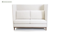 Antique 3 seater sofa tissu crème