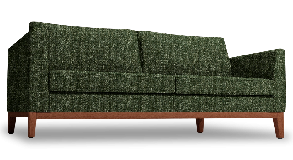 3-seater sofa design green mottled fabric 3-seater sofa design green mottled fabric