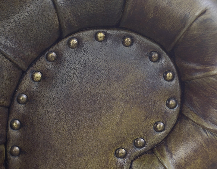 Fauteuil de bureau cuir vert olive Fauteuil de bureau cuir vert olive