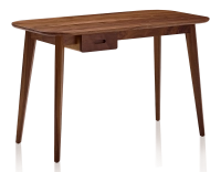 Scandinavian walnut desk natural tint L120 cm Scandinavian walnut desk natural tint L120 cm