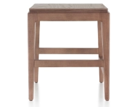 H45 cm design stool walnut stained wood seat wood H45 cm design stool walnut stained wood seat wood
