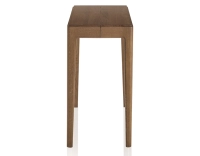 Console extensible en chêne avec 2 allonges teinte noyer 120x50 cm Console extensible en chêne avec 2 allonges teinte noyer 120x50 cm