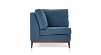 Module d'angle tissu bleu jean Module d'angle tissu bleu jean