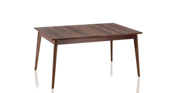Table extensible en noyer allonge noyer 140x90 cm