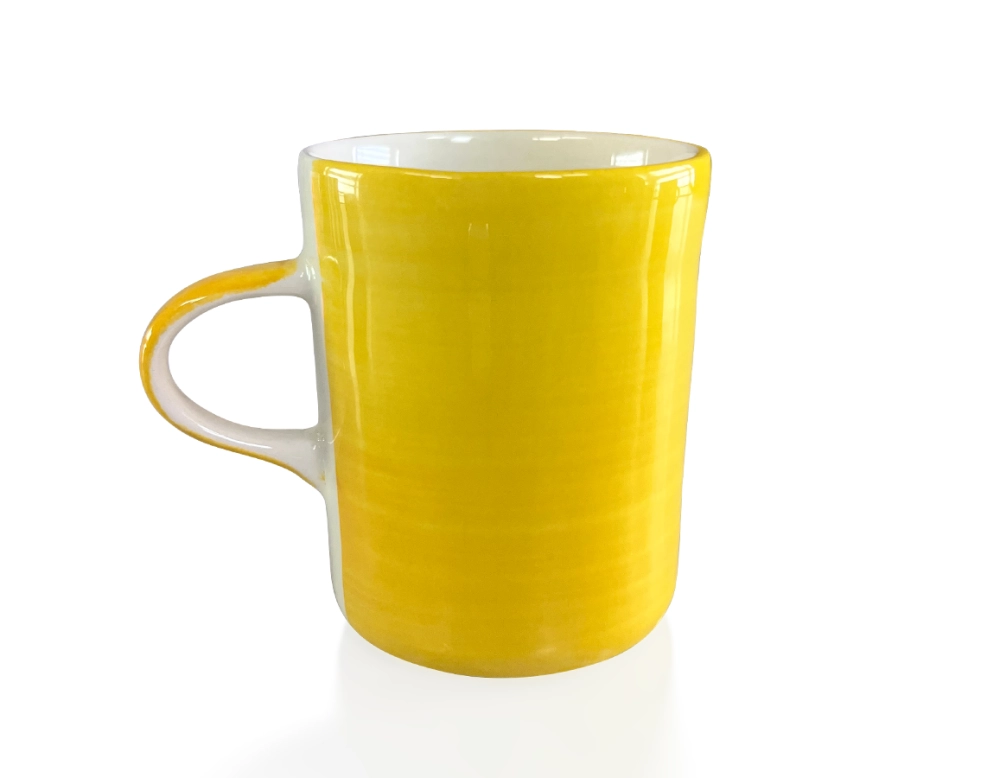 Mug en céramique jaune uni Mug en céramique jaune uni