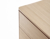 Oak 2-door sideboard natural wood finish Oak 2-door sideboard natural wood finish