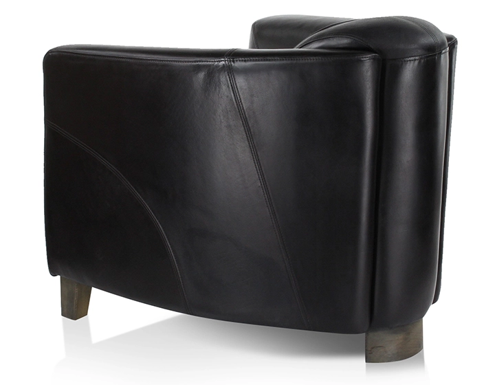 Fauteuil club cuir noir Fauteuil club cuir noir