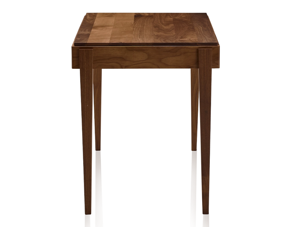 Bureau scandinave en noyer teinte naturelle L120 cm Bureau scandinave en noyer teinte naturelle L120 cm