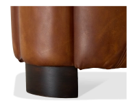 Fauteuil club cuir marron clair Fauteuil club cuir marron clair