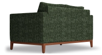 Canapé design 2 places tissu chiné vert Canapé design 2 places tissu chiné vert